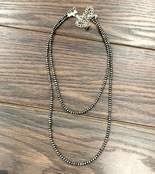 Navajo pearls layer necklace